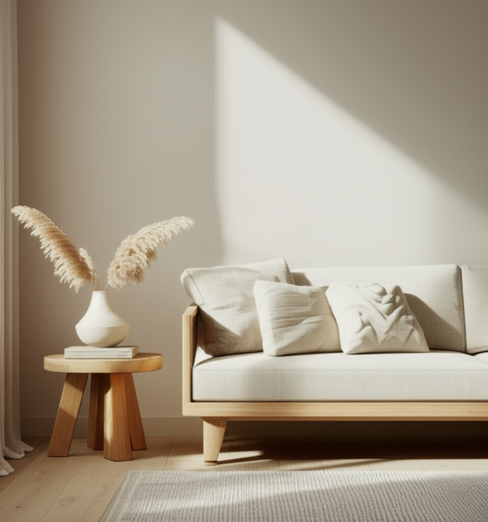 Minimalist home decor background